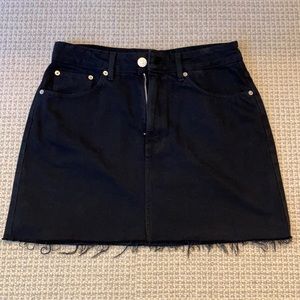 Black Jean Zara Skirt